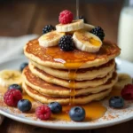 Pancake Flocon d’Avoine Recette Saine et Gourmande