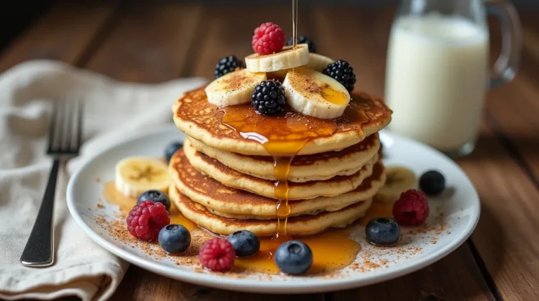 Pancake Flocon d’Avoine Recette Saine et Gourmande